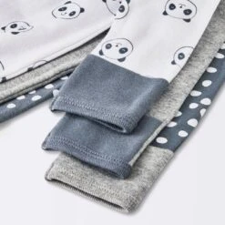 Baby Boys' 3pk Pandas Zip-Up Sleep N' Play - Cloud Island™ Heather Gray -Cloud Island GUEST 045b11c0 5032 4ab4 93cf 1d5ba1afdcc0