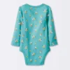Baby Girls' 4pk Long Sleeve Bodysuit - Cloud Island™ Floral