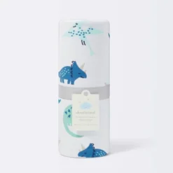 Jersey Knit Reversible Faux Fur Blanket Dinos - Cloud Island™ Blue/Green 5 Jersey Knit Reversible Faux Fur Blanket Dinos - Cloud Island™ Blue/Green -Cloud Island GUEST 181d3656 239b 48db 9448 6bf347301b77