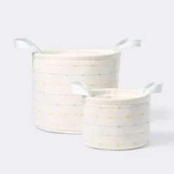 Medium Round Bin With Slub Stitching - Cream - Cloud Island™ 5 Medium Round Bin With Slub Stitching - Cream - Cloud Island™ -Cloud Island GUEST 27ed1374 de1b 4c7e 9f44 558d139f4400