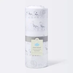 Jersey Knit Reversible Blanket Two By Two - Cloud Island™ Gray -Cloud Island GUEST 2d0de6fa 499e 4409 9f26 330e8f398e0f