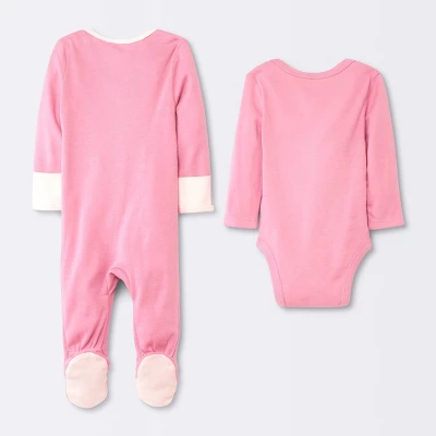 Baby Girls' Layette Gifting Bundle - Cloud Island™ Pink 2 Baby Girls' Layette Gifting Bundle - Cloud Island™ Pink - Image 2
