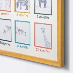 Milestone 4" X 4" Image Opening Picture Frame - Multi Bright With Natural Frame - Cloud Island™ -Cloud Island GUEST 3c6fb14f 12f4 4cab bb64 004fa197b5be