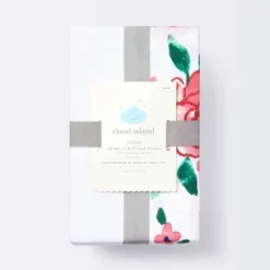 Fitted Jersey Crib Sheet - Pink Floral - 2pk - Cloud Island™ -Cloud Island GUEST 3d457d13 e381 4ecc 8626 46338eaef4ab