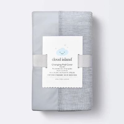 Wipeable Changing Pad Cover - Solid Heather Gray - Cloud Island™ 2 Wipeable Changing Pad Cover - Solid Heather Gray - Cloud Island™ - Image 2