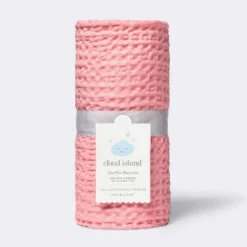 Waffle Blanket - Cloud Island™ Coral -Cloud Island GUEST 6c39eb6d a934 47c7 bef0 5dbef2c394f0