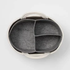 Coiled Rope Diaper Caddy With Dividers - Cloud Island™ Cream 5 Coiled Rope Diaper Caddy With Dividers - Cloud Island™ Cream -Cloud Island GUEST 7f5e960b d644 465e 8a6b 1a2091651e69