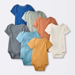 Baby 7pk Short Sleeve Bodysuit - Cloud Island™ Orange 7 Baby 7pk Short Sleeve Bodysuit - Cloud Island™ Orange -Cloud Island GUEST 8e7dcfba fc0d 4fdf 944f 676de88c2f1b