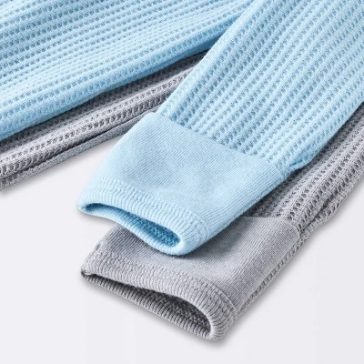 Baby Boys' 2pk Basic Waffle Gowns - Cloud Island™ Gray 3 Baby Boys' 2pk Basic Waffle Gowns - Cloud Island™ Gray - Image 3