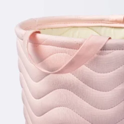 Quilted Fabric Medium Round Storage Basket - Light Pink - Cloud Island™ -Cloud Island GUEST 972efeb2 6eed 4fdb 85cf 9ea3c06068f9