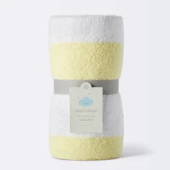 Chenille Stripe Baby Blanket - Yellow And White Stripes - Cloud Island™ 5 Chenille Stripe Baby Blanket - Yellow And White Stripes - Cloud Island™ -Cloud Island GUEST c49ed641 9886 476a 82b0 dc2fb9cdd6d2