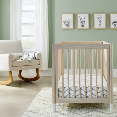 Fitted Jersey Crib Sheet - Cloud Island™ Gray Chevron And Solid White - 2pk 1 Fitted Jersey Crib Sheet - Cloud Island™ Gray Chevron And Solid White - 2pk