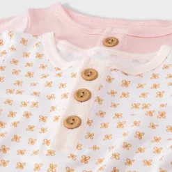 Baby Girls' 2pk Modal Tie NightGown - Cloud Island™ Pink 5 Baby Girls' 2pk Modal Tie NightGown - Cloud Island™ Pink -Cloud Island GUEST d7694451 19ec 43bc 927b 8eed61da7664