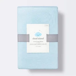 Polyester Rayon Fitted Crib Sheet - Solid Blue - Cloud Island™ 5 Polyester Rayon Fitted Crib Sheet - Solid Blue - Cloud Island™ -Cloud Island GUEST e1c97adf a462 4d2b 90a9 3876d6b7c9b1