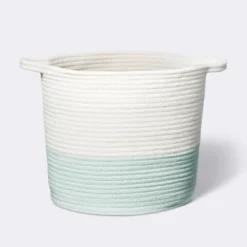 Coiled Rope Bin With Color Band - Cloud Island™ -Cloud Island GUEST f00a31c2 0ff4 4b5a 997b 1cd2da7d6b63